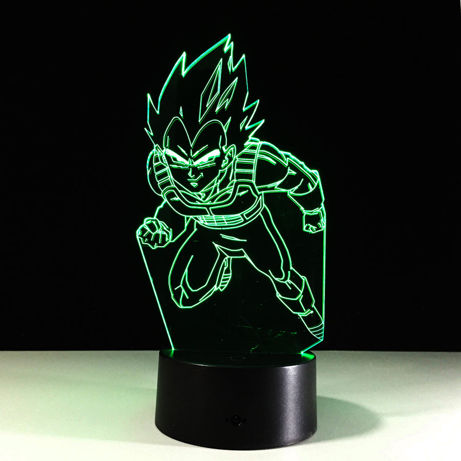 Dragon Ball 3D Table Lamp Cool Nightlights New Year Decoration Kids Lampade Children's Gifts Lighting LED Lampe Touch Lampen