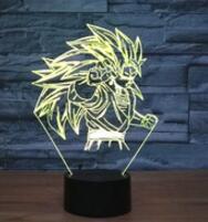 Dragon Ball 3D Table Lamp Cool Nightlights New Year Decoration Kids Lampade Children's Gifts Lighting LED Lampe Touch Lampen