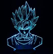Dragon Ball 3D Table Lamp Cool Nightlights New Year Decoration Kids Lampade Children's Gifts Lighting LED Lampe Touch Lampen